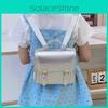 Color Backpack Solid Childrens Casual School Bag Trendy Outdoor Fashion Gift