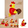Cute Cartoon Rooster Plush Doll Children Toy For Kids Gift