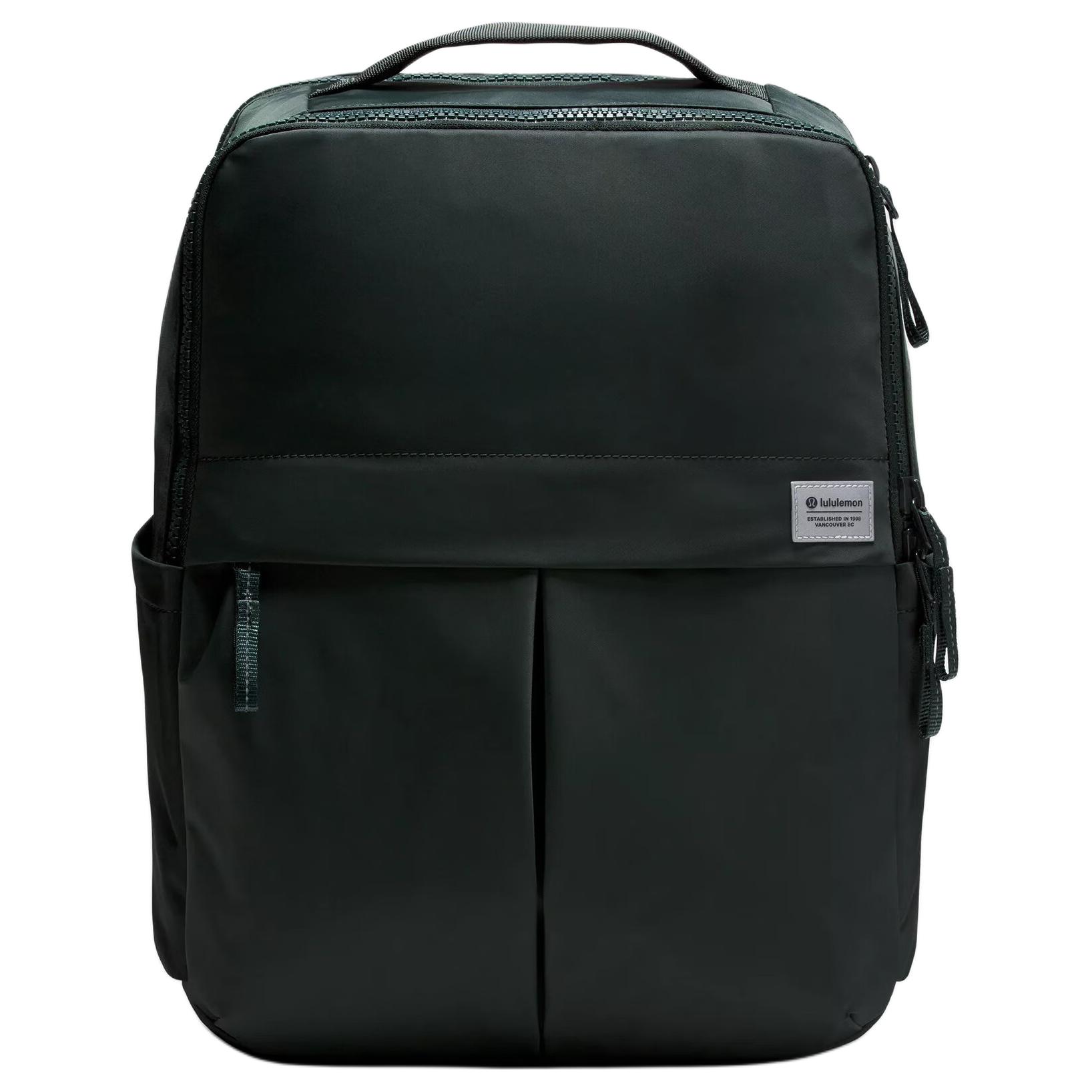 Lululemon Everyday 21L Side Pocket Design Adjustable Shoulder Straps Backpack Medium Unisex Backpack Rainforest-Green LU9CTTS-049106 Rainforest Green