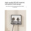 Clear Outlet Cover Self-Adhesive Socket Plate Guard Waterproof Socket Cover  Bathroom Switch