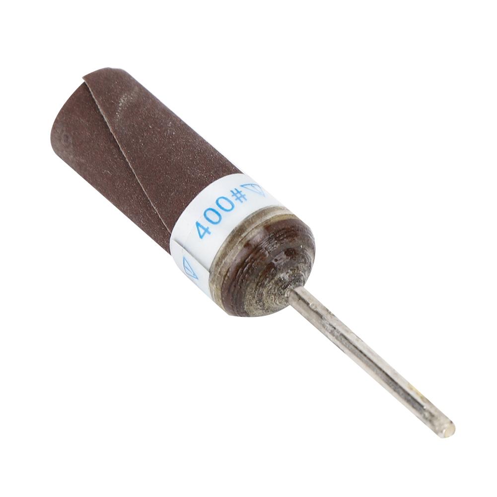 10pcs 400# Sandpaper Grinding Wheels Head Jewelry Grinding Machine Accessory