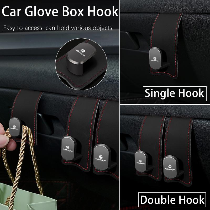 Car accessories Glove box hook For VW GTI Polo Passat Scirocco Golf Tiguan Jetta T-ROC Touareg Touran CC Sharan Beetle GTD GTESZ2