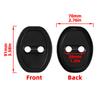 PINMOAP Silicone Car Door Lock Protective Cover Thickened Anti Collision Adhesive Car Door Lock Buffer Shock Absorber Cover Interior Mirrors 6