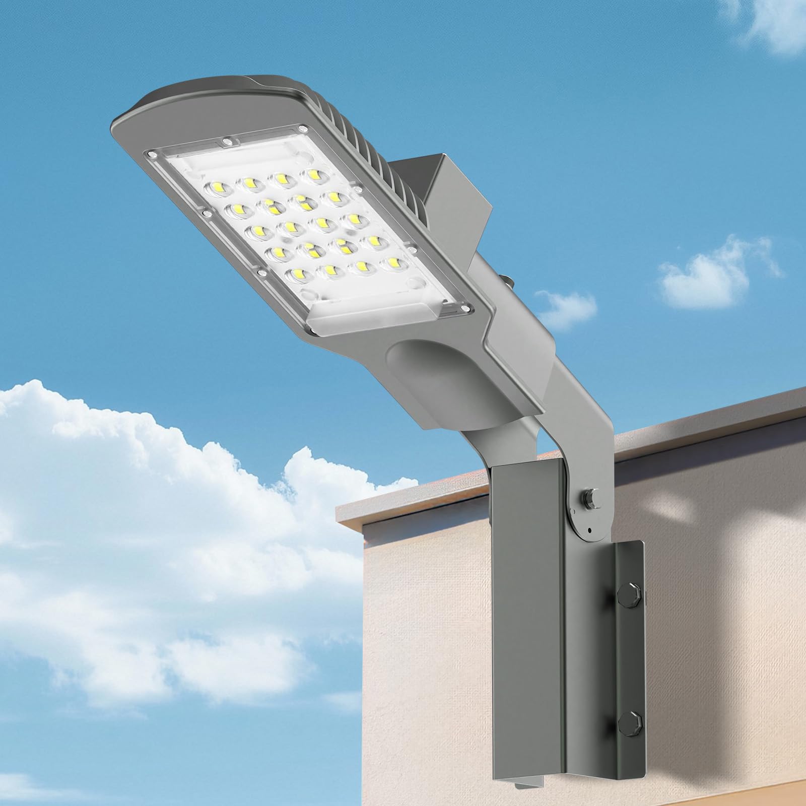 

Small and LED Security Street with Brightness Sensor and Automatic No Wiring Security Outdoor Automatically Turns On at Pole Utility Pole Industrial