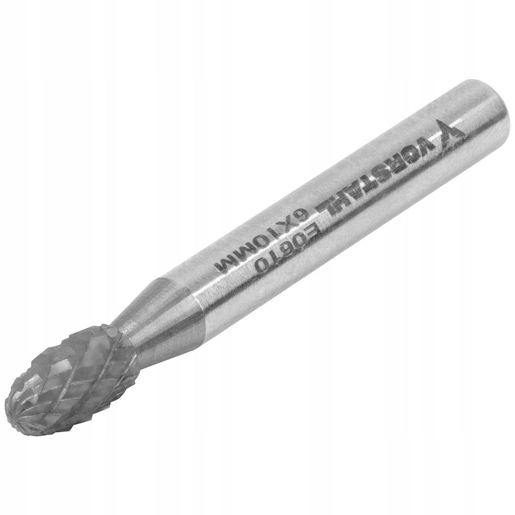 YG8 Oval Carbide High-speed Cutter E0610M06 6x10mm FI 6mm Vorstahl