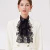 Victorian Lace Jabot Collar Solid Color Ralph Collar  Stage Performance Costume Accessory