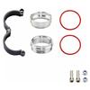 Engine Aluminum Clamps Exhaust V Band Clamp Automotive Modification Accessories for 2.5" 3" 3.5'' OD Intake Pipe