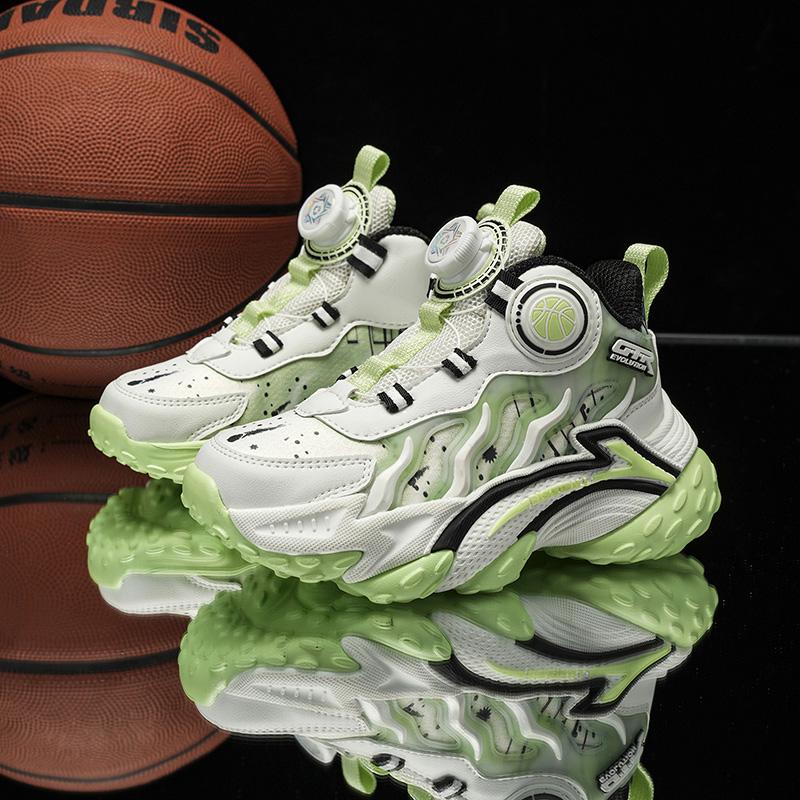 2026 Autumn/Winter New Zhongda Children's Basketball Shoes Outdoor Comfortable Sports and Leisure Shoes Size 31-40
