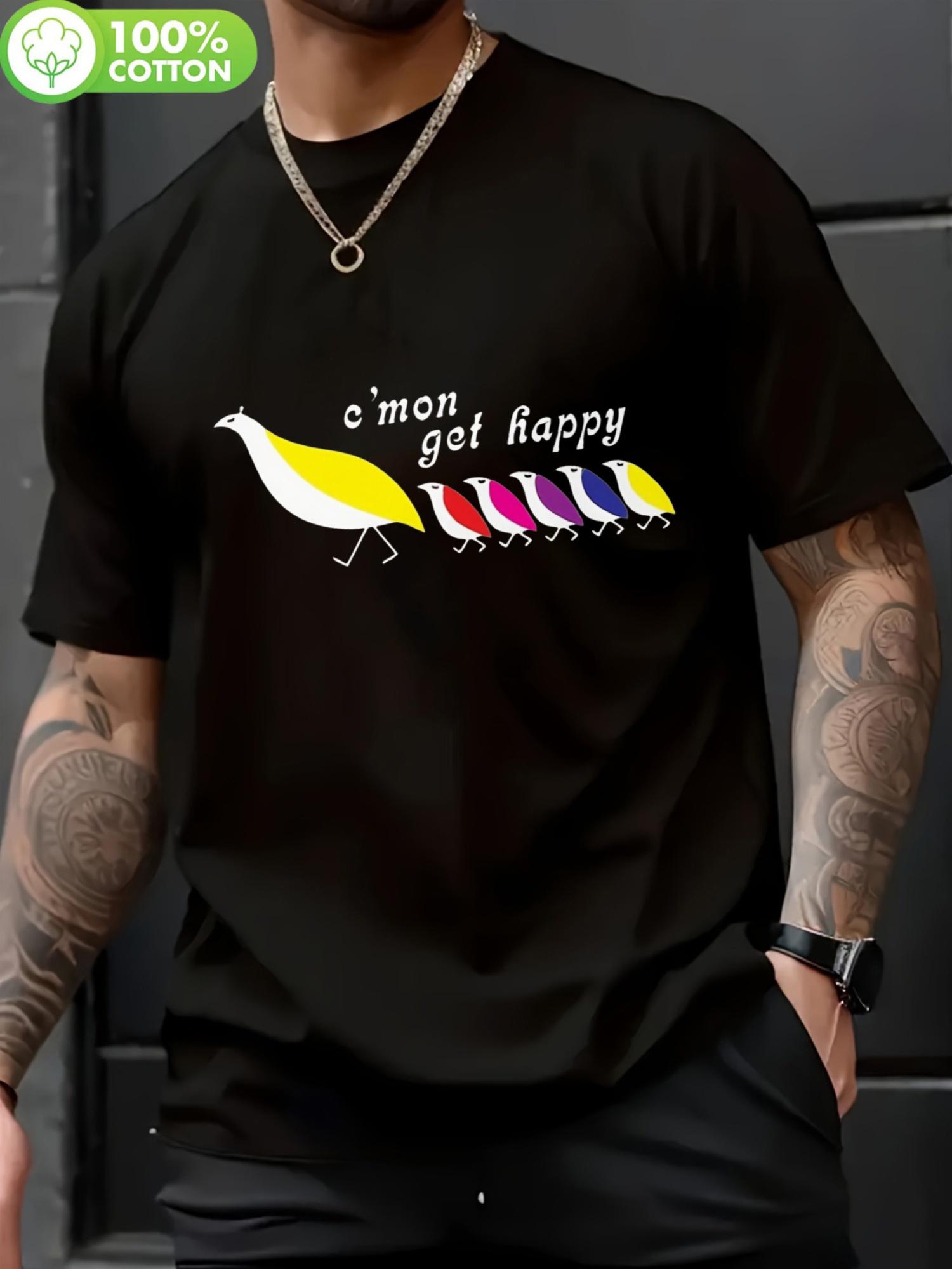 C mon Get Happy - Retro Graphic T-shirt XXL