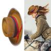 Brown Fashion Western Hats Travel Sun Hat Circuses Show Hat Popular Headwear with Handmade Old Stylish