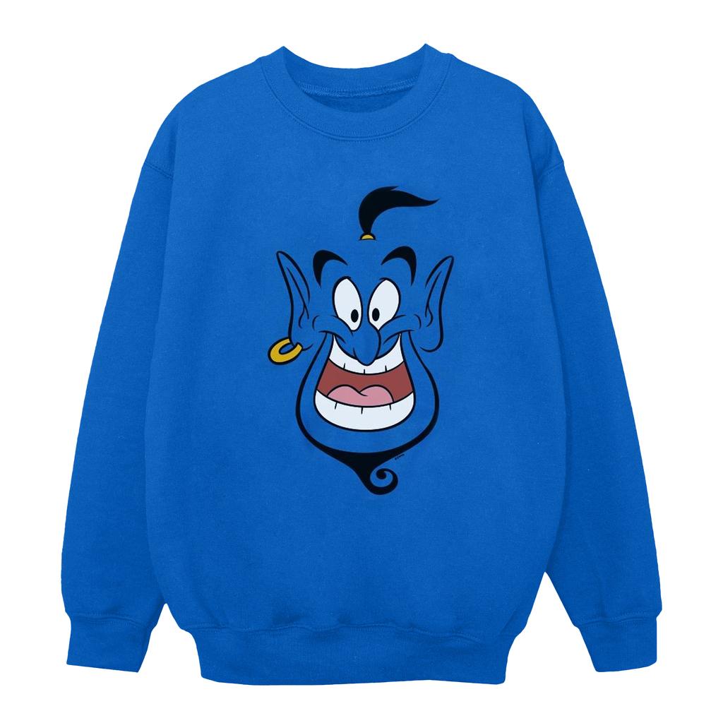 Disney Girls Aladdin Genie Face Sweatshirt
