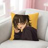 B-Blue Anime Lock Pillow Case For Sofa Living Room Home Office Decor Protective Cover