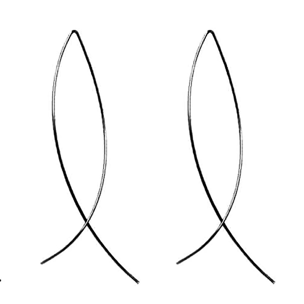 Bluelans Earrings Long Earrings Elegant Shape Fish Handmade Drop Dangle Women's Jewelry