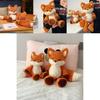 Zorro Corriendo Juguete de Peluche para Niñas Ayuda para Dormir Regalo de Cumpleaños