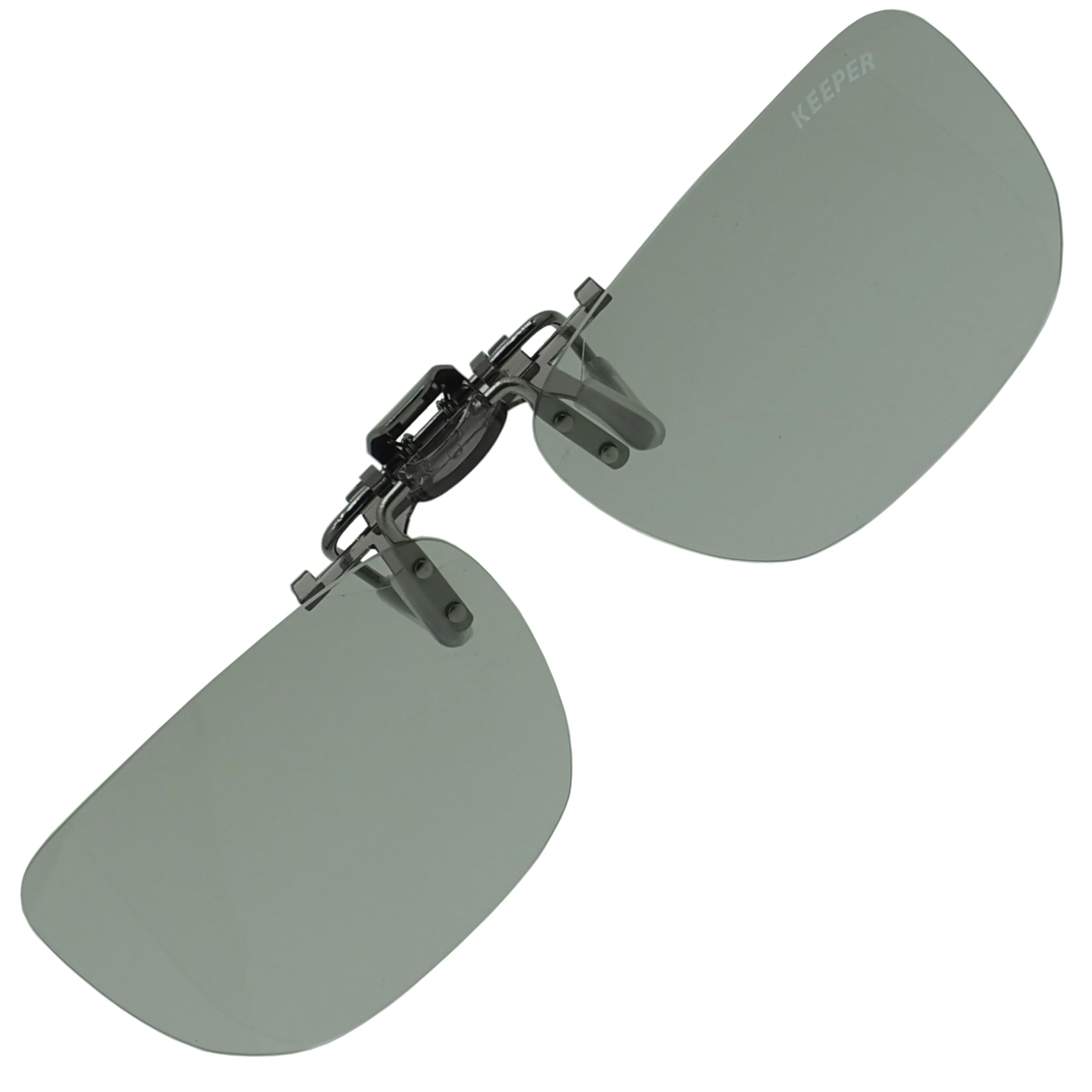 

Made in Japan Polarized UV Ultra Keeper 9338 Super [cliponkeeper] Clip-on Sunglasses, Protection, Lightweight, Flip-Up Design, Large, Stylish,