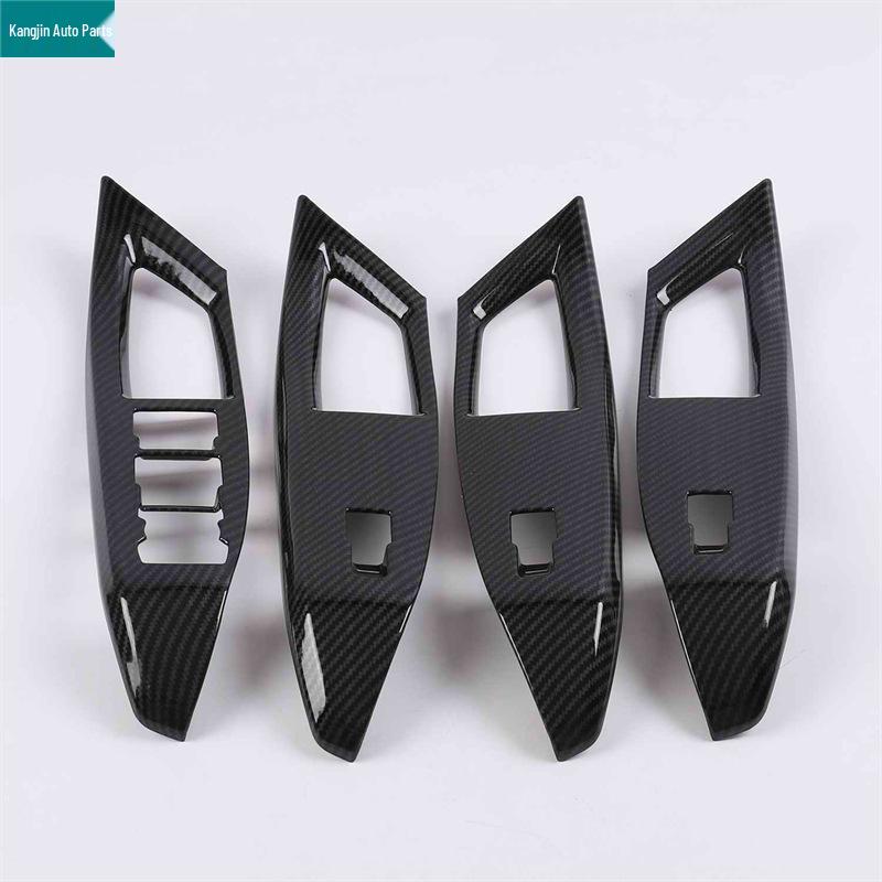 Carbon Fiber Interior/Exterior Mods with Integrated Air Outlets & Rotating AC Panel for 2019 Ford Focus