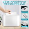 Tissue Box ABS Square Wet Tissue Paper Dispenser Non-Slip Bottom Portable Napkin Holder with Visible Window for Kitchen Bathroom