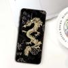 Anime Dragon Design For Samsung A73 A72 A71 A55 A54 A53 A52 A51 A13 A22 A16 A15 A12 A14 A26 A07 5G Black Phone Case