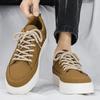 Herren Höhenvergrößernde Atmungsaktive Canvas-Sneaker - Sommer Retro Trend, Vielseitige Schnür-Board-Schuhe