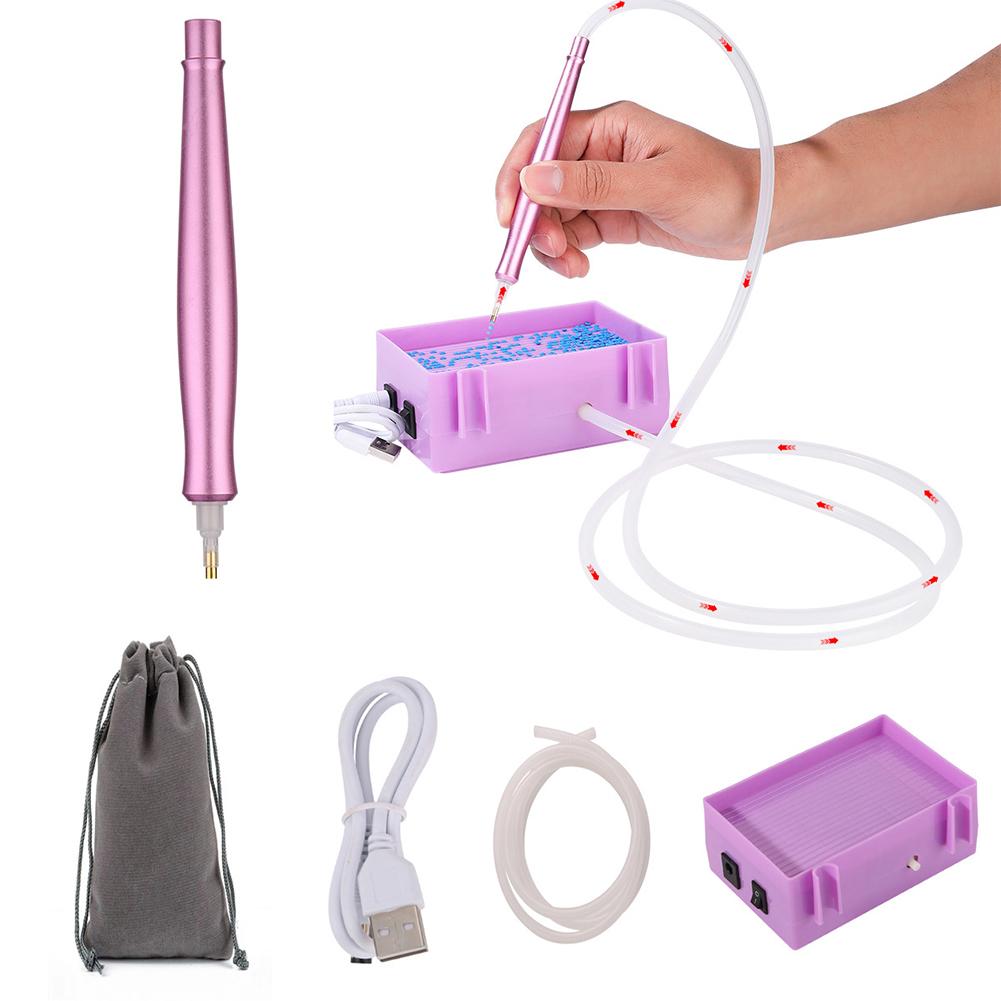 Suction Diamond Vacuum Device USB Powered Diamond Painting Suction Device Portable Vacuum Diamond Painting Pen Kit for DIY