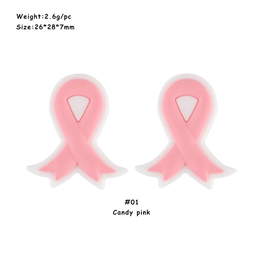 10Pcs Ribbon shape Focal Beads  Uesd For Beaded Pen Keychain Bracelet DIY Jewelry Handmade Accessories