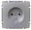 Kos66 Single Socket Z/U Aluminum 664034