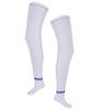 Breathable Hose Compression Stockings Skid Resistant Fatigue Relief Pressure Socks White (XXL)