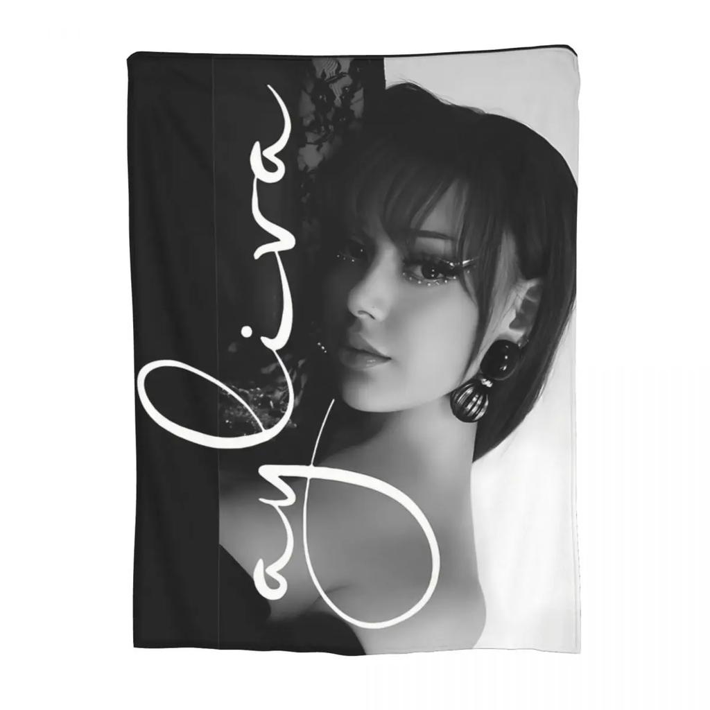 Ayliva Cool Singer Pop Music Blankets Fleece Printed Liebe Tour Cozy Lightweight Throw Blankets for Sofa Office Bedspreads