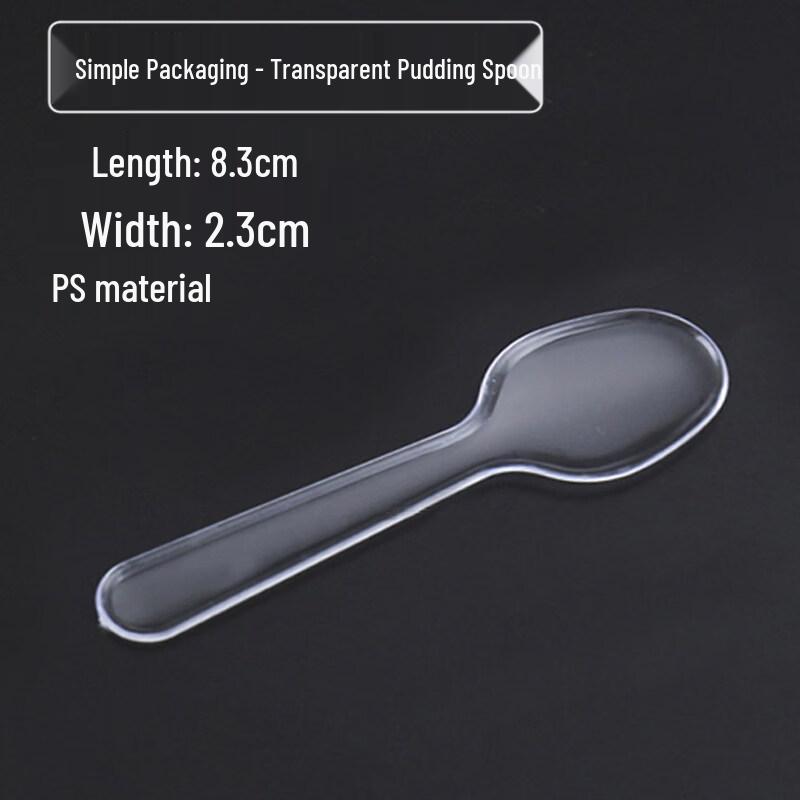 ZISIZ Disposable Plastic Spoons