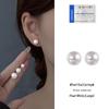 2024 Min Yue S925 Sterling Silver Pearl Stud Earrings for Women: Elegant and Simple High-End Jewelry