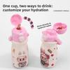 316 Stainless Steel Thermos Cup Cute Cartoon Student Cup Large Capacity Double Drinking Cup