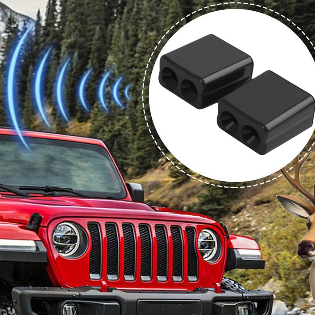 Deer Whistle 1 Pair Ultrasonic Wind Horn Deer Warning Whistles Device For Night Highway Camping Road Trip Driving Commute Hiking