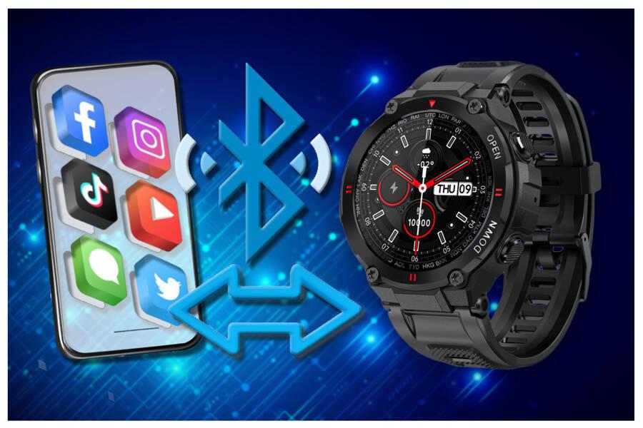 Smartwatch Męski Gravity Gt7-1 - Wykonywanie Połączeń (Sg016A)