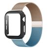 Milanese Loop+case for Apple Watch Band 44mm 45mm 40mm 41mm 42mm Tempered Glass+cover Iwatch Series 9 8 7 6 Se 5 4 Accessories