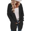 Fashionable Women's Long Knitted Sweater Cross-border  Winter Knitted Jacket