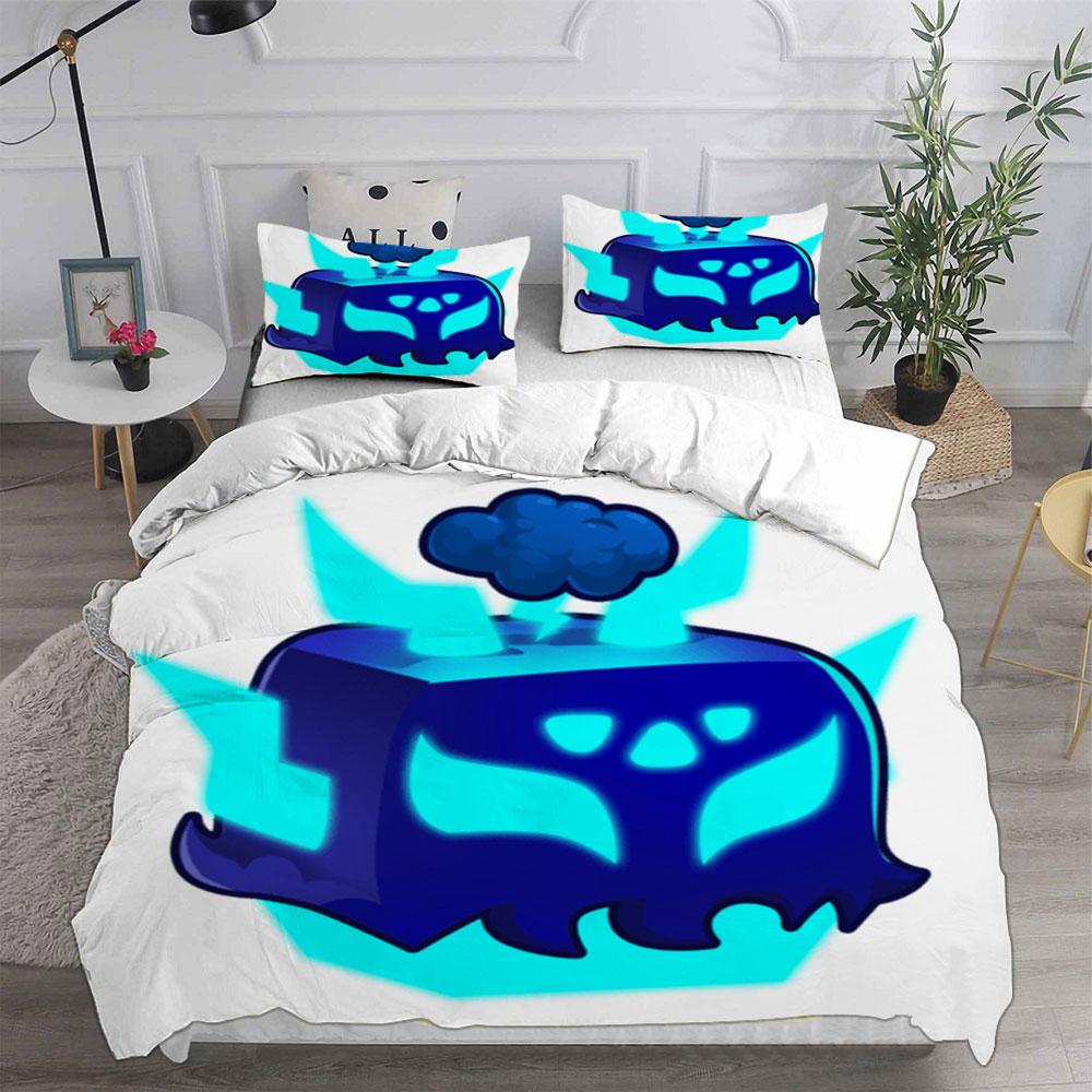 Blox Fruits Bedding Sets Bed Cover Comforter Duvet Cover Pillow Case 2-3 Pieces Sets Single Double Large Size Bedroom Decor