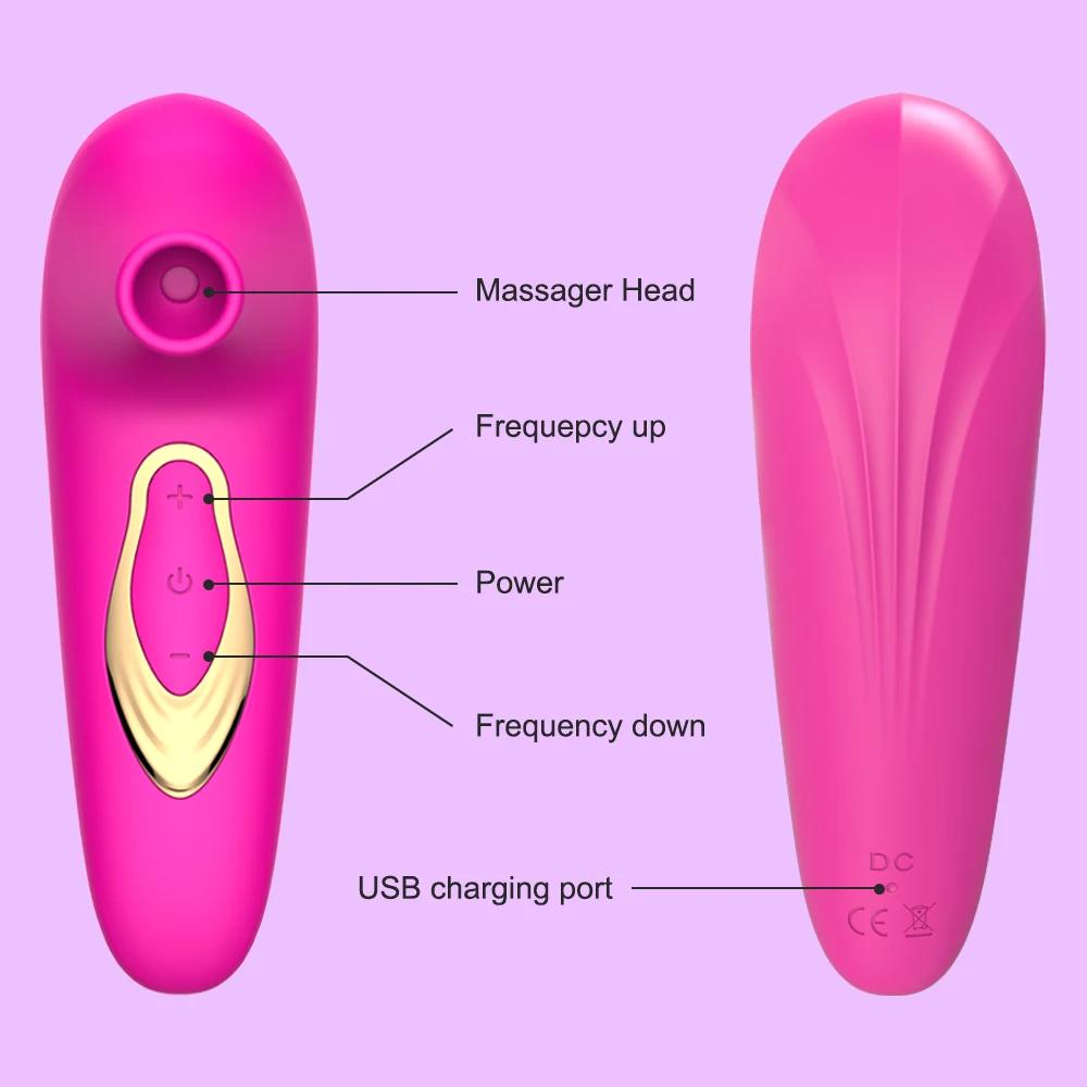 Adult Products Sucker Vibrator Female Clitoris Sucking Clit Oral Vacuum Stimulator Nipple Vagina Sex Toys for Women Masturbator