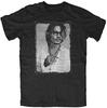 Johnny Depp Men T Shirt Black Retro Vintage Blogger Black