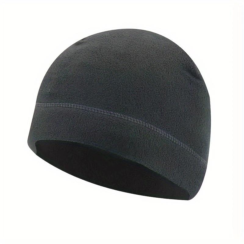 

Riding Fishing Hiking Windproof Warm Fleece Beanie Skull Cap Men Women Winter Climbing Hunt Training Thermal Cycling Hat серый