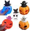 Halloween Skull Stress Ball Skull Bone Squeeze Toy Creepy Handheld Fidget Toys Relaxation Tools for Anxiety Relief
