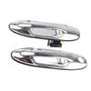 4 Peças Maçaneta de Porta Externa Cromada 69220‑60061 Substituição para Land Cruiser 1998‑2007