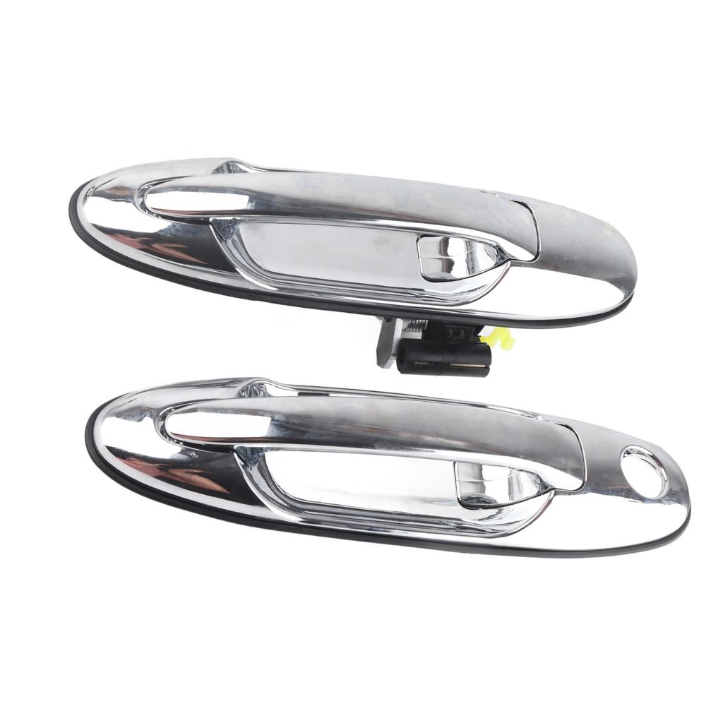 4 Peças Maçaneta de Porta Externa Cromada 69220‑60061 Substituição para Land Cruiser 1998‑2007