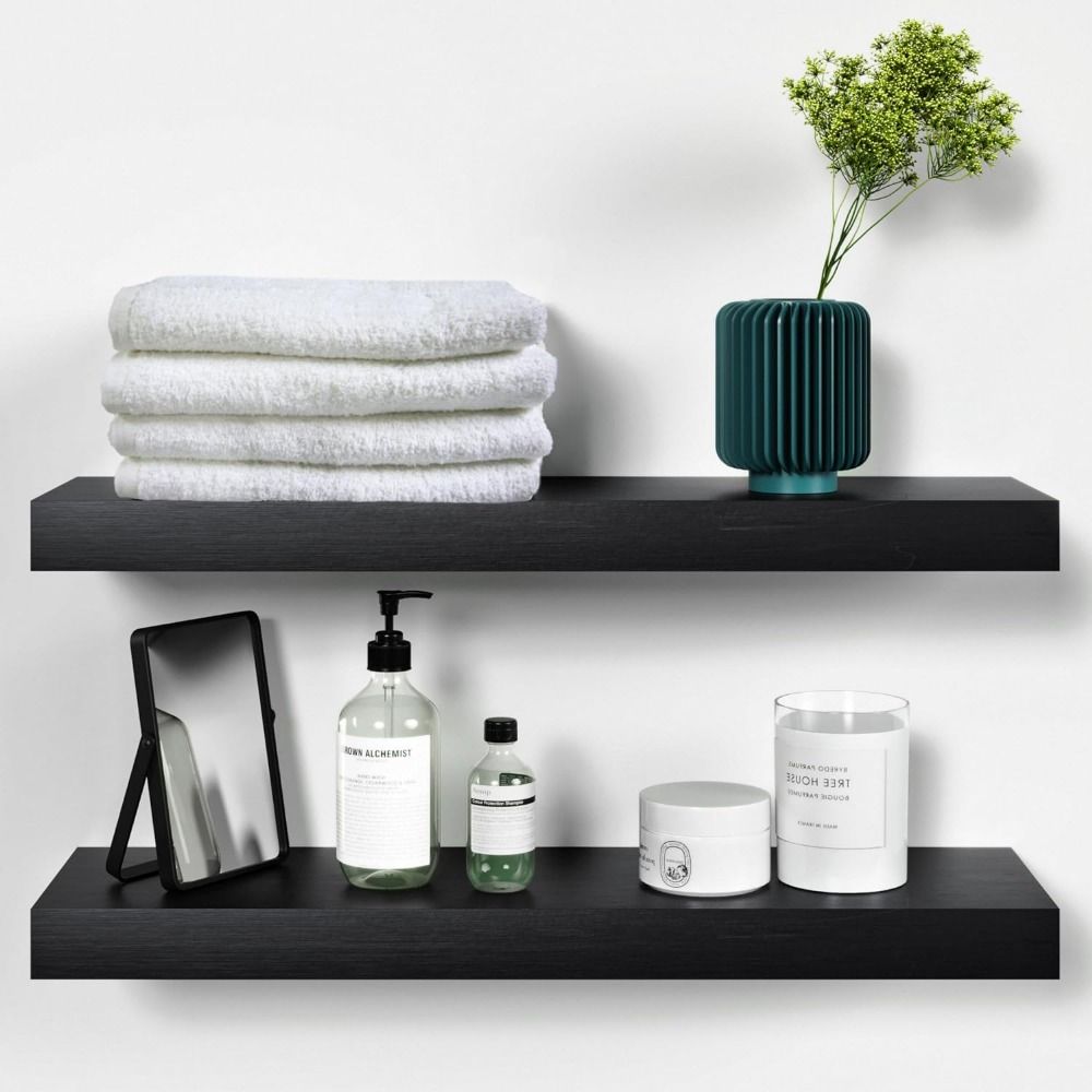 Invisible Brackets Floating Shelves Durable Display Stands Plant Rack Bedroom Decoration