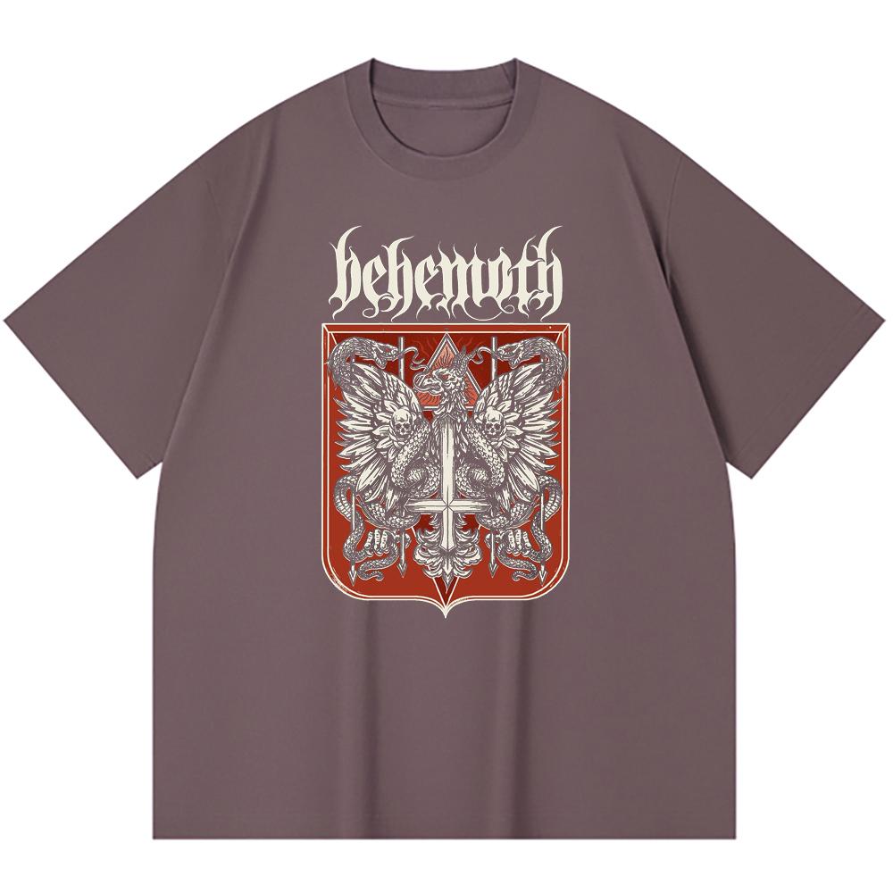 230 g/m² 100% Baumwolle Heavy Metal T-Shirt Rockband Beliebte Musik Druck Unisex Schweres Baumwoll-T-Shirt