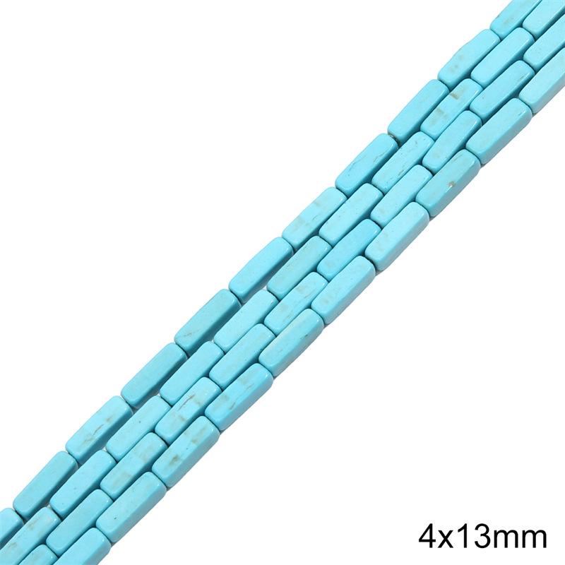 Synthetic Blue Turquoise Round Loose Beads for DIY Jewelry Accessories - Bracelets, Necklaces, Pendants