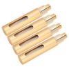 Refillable Perfume Bottle Glass Outdoor Portable Empty Spray Bottle Container 10ml x 4pcsGold