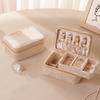 Detachable Velvet Jewelry Holder Rings Necklace Jewelry Storage Case Square Jewelry Box  Gift