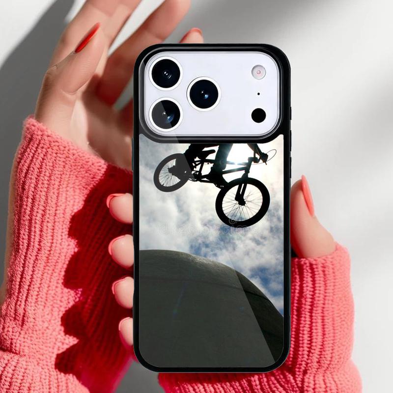BMX Bike Extreme Sport Phone Case for iPhone 17 16 15 14 13 Pro Max Back Cover for 12 11 Pro Coque