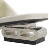 Pristine HERMES Mule IDOLE Light gray leather Women 36 Used