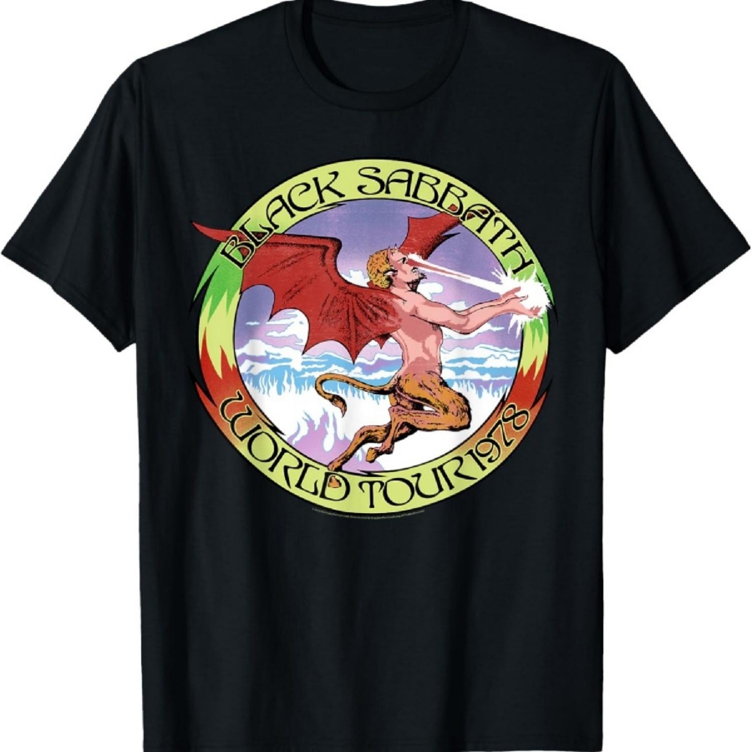 Официальная футболка Black Sabbath Мировое турне  78 S